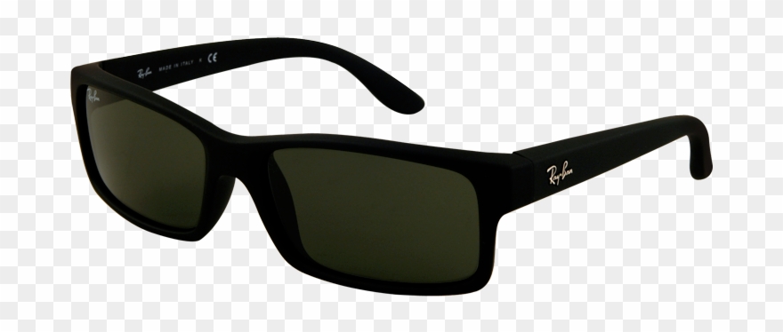 Free Sunglasses Clipart - Ray Ban Rb4151 Black - Png Download