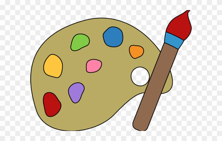 Painting Clipart Student - Cute Clipart Paint - Png Download