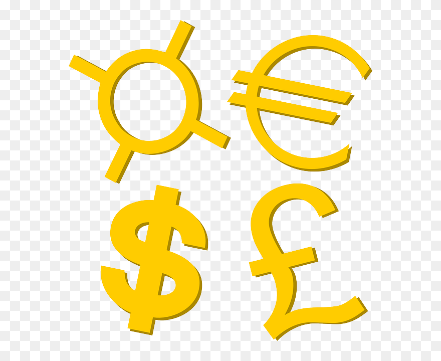 Clip Arts Related To - Currency Symbols - Png Download