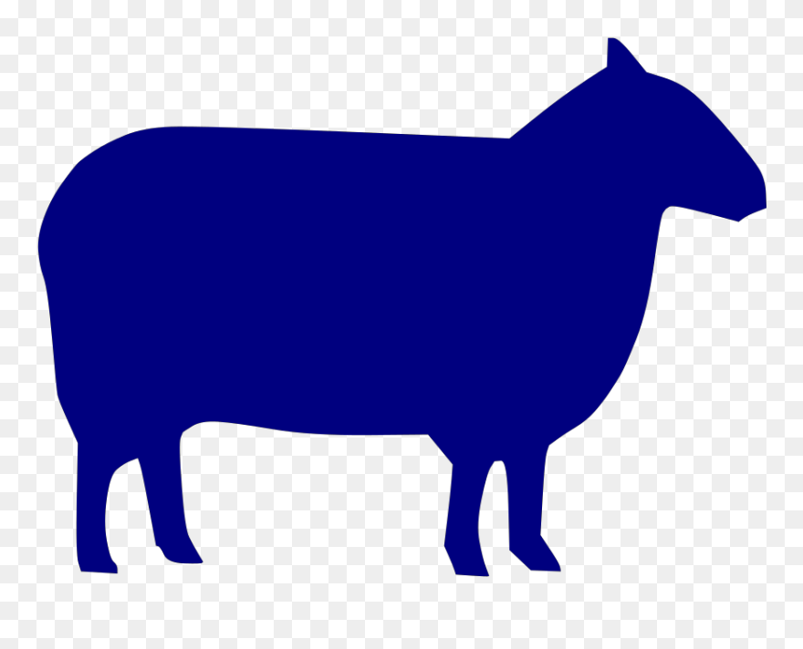 Free Vector Graphic - Sheep Silhouette Clip Art - Png Download
