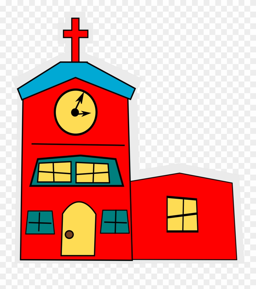 Church Black And White Clip Art Images - Cartoon Church Png Transparent Png