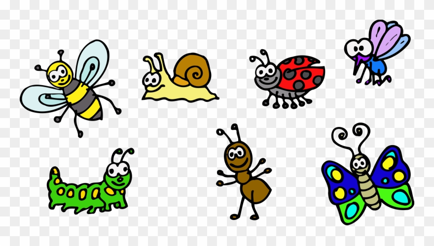 Clipart - Clipart - Wildlife - Animals In The Garden Clipart - Png Download