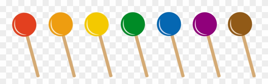 Suckers Pictures - Seven Lollipops Clipart