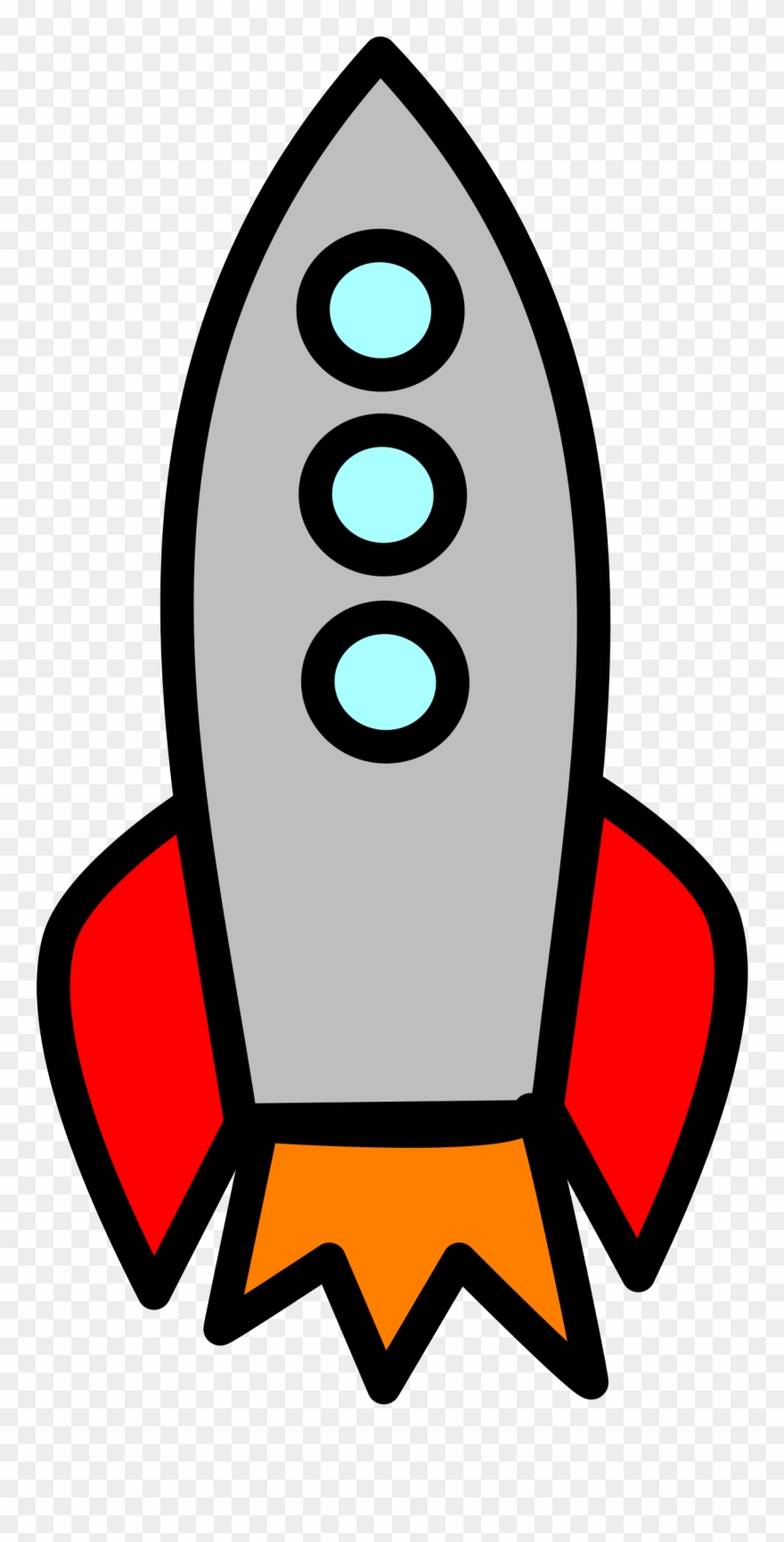 Rocket Clipart Nuclear 7 - Rocket Clipart - Png Download