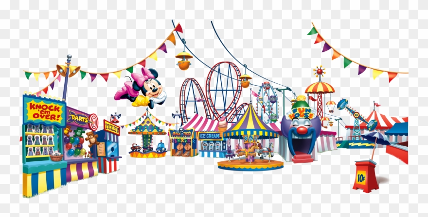 Royalty Free Stock Amusement Clipart Recreational Park - Disney - Png Download