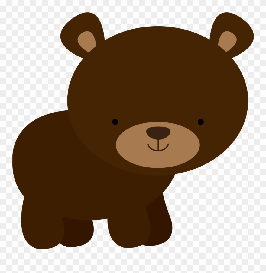Window Art, Woodland Animals, Baby Animals, Silhouettes, - Bear Clipart Woodland Animals - Png Download