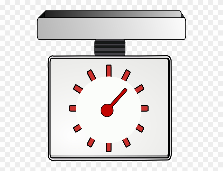 Free Vector Food Scale Clip Art - Clip Art Scale - Png Download