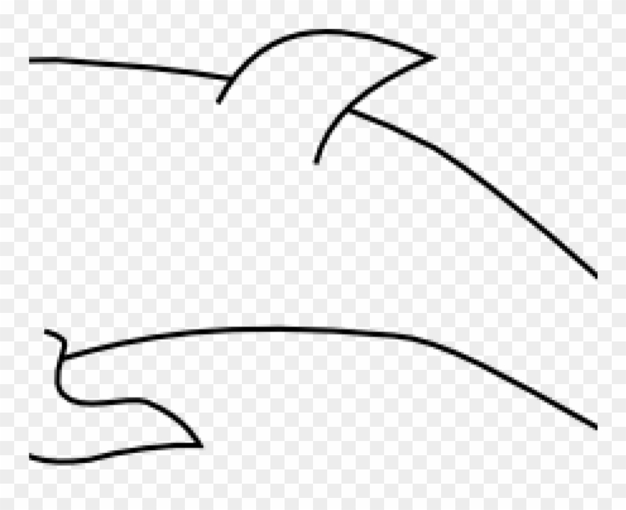 Dolphin Clipart Black And White Dolphin Clip Art At - Clip Art - Png Download