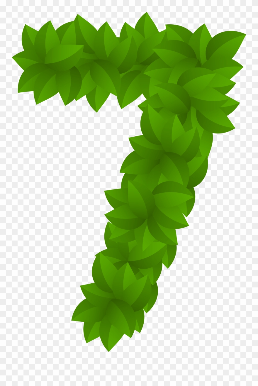 Green Numbers Png Clipart Transparent Png