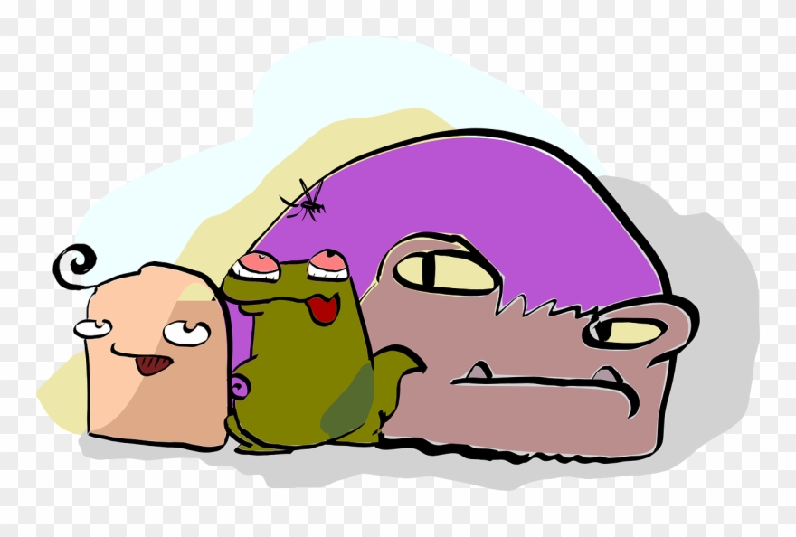 Drawing Cartoon Monster Graffiti Clipart