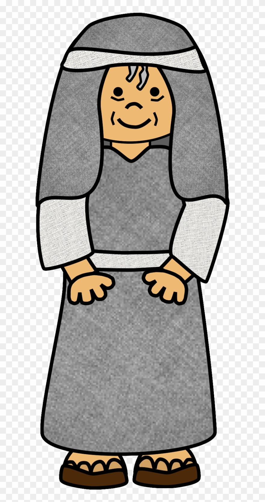 Abraham Bible Clip Art - Sarah From The Bible Cartoon - Png Download
