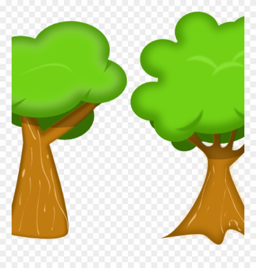 Trees Cliparts Soft Trees Clip Art At Clker Vector - Transparent Background Tree Clipart - Png Download