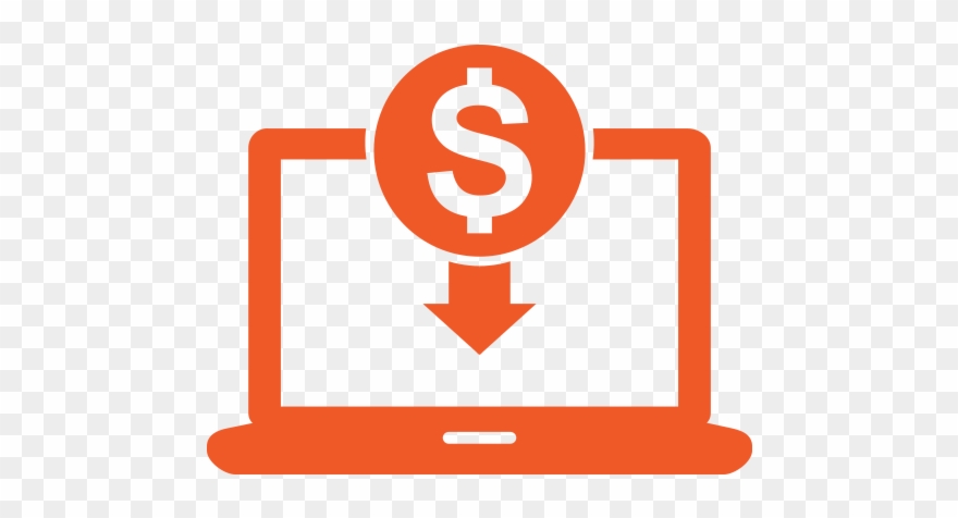 Pay Ad Online - Internet Banking Icon Vector Clipart