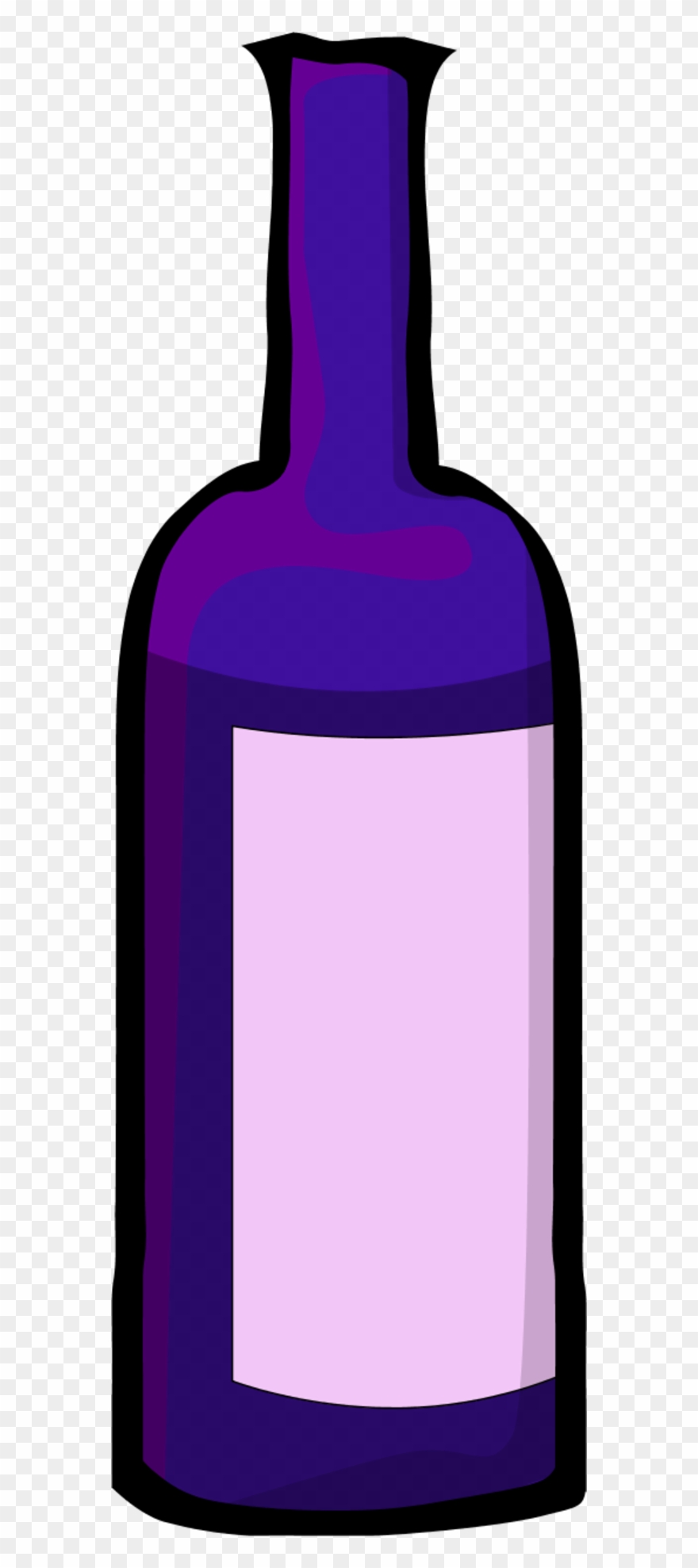 Food Clipart Wine Bottle Clipart Gallery ~ Free Clipart - Wine Bottle Animation Transparent Background - Png Download