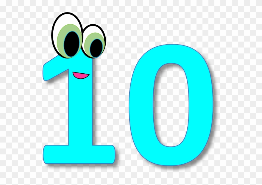 Number 10 Clipart - Ten Clipart - Png Download