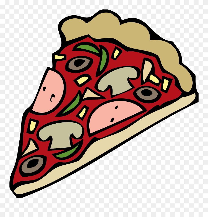 Free Vector Pizza Slice Clip Art Graphic Available - Pizza Clip Art - Png Download
