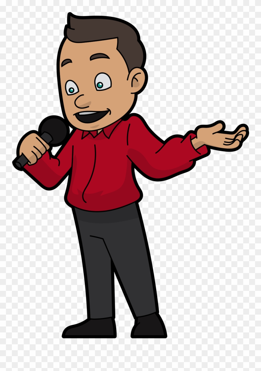 Business Royalty Free Clip Art Speaking Transprent - Clip Art Public Speaker - Png Download