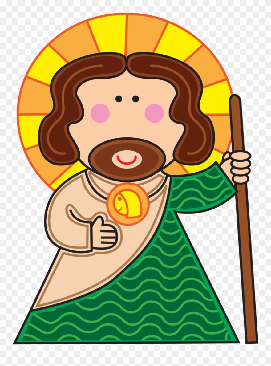Distroller Judas Tadeo Vector - San Juditas Distroller Clipart