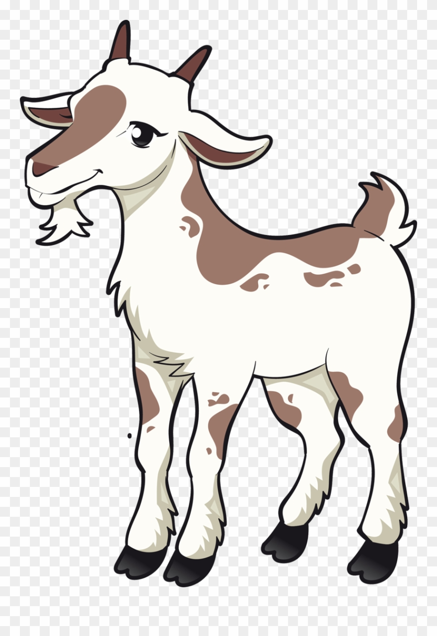 Vector Library Library 3 Billy Goats Gruff Clipart - Goat Farm Animals Clipart - Png Download
