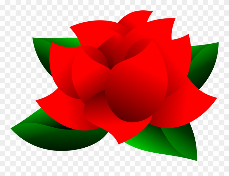 Garden Roses Computer Icons Drawing Download Line Art - Red Rose Clipart - Png Download