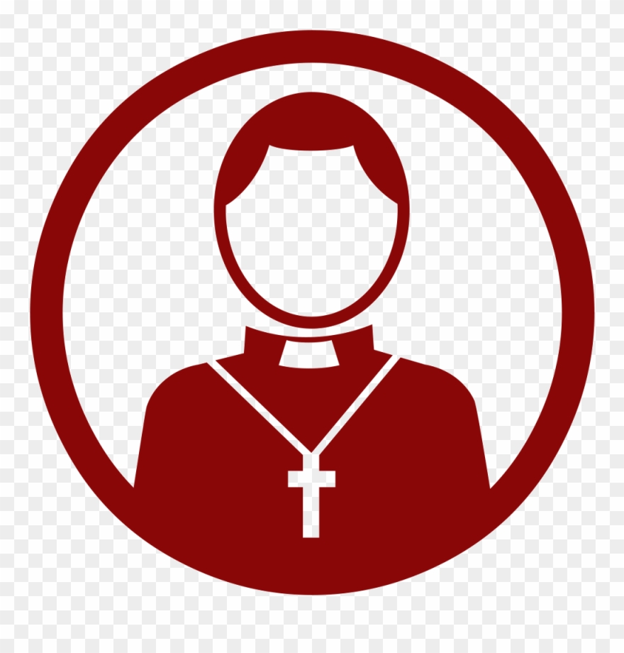 Pastor Clipart Catholic Priest - Circle - Png Download