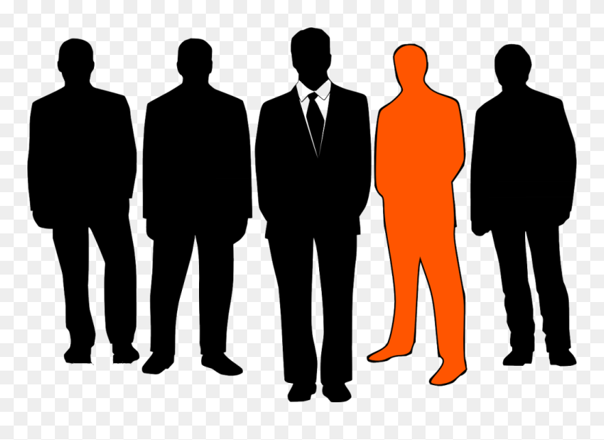People Clipart Silhouette Transparent - Group Of People - Png Download