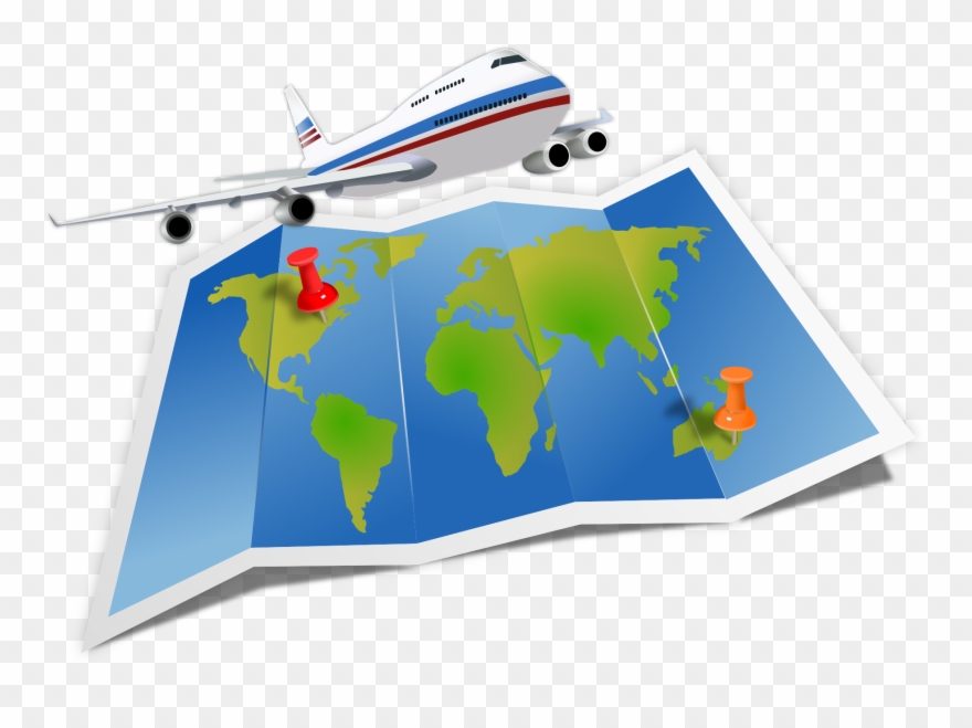 Clip Art Travel Map Scallywag 2012 May - Careers In Hospitality [book] - Png Download