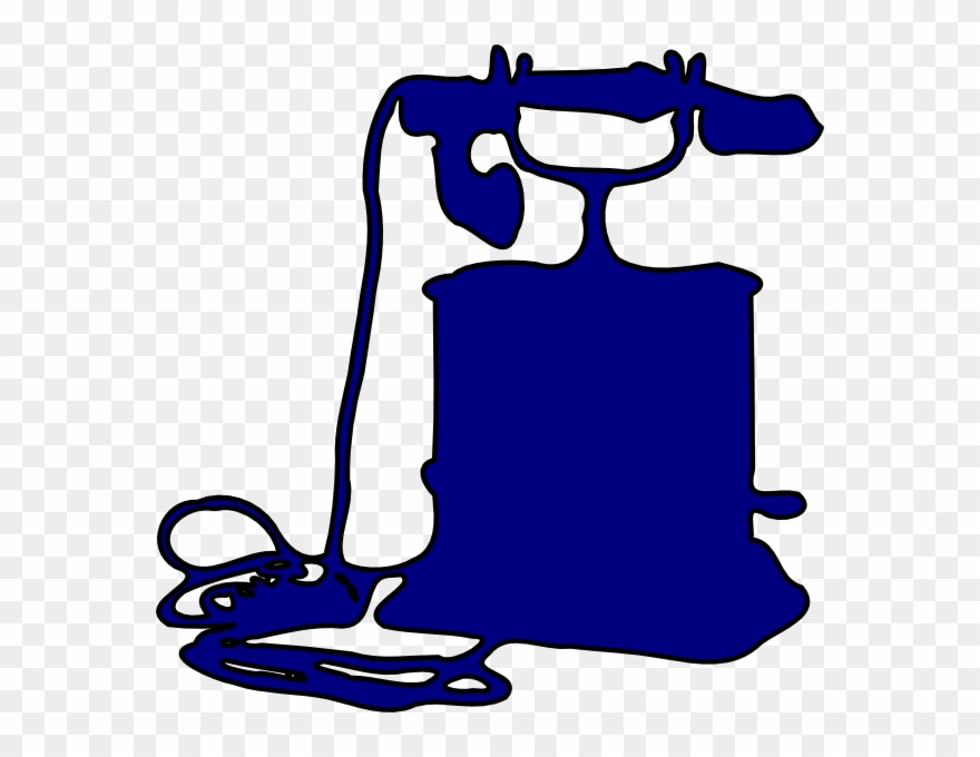 Telephone Outline Clip Art At Clker - Telephone - Png Download