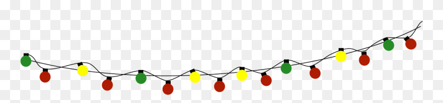 Free Clip Art Of Christmas Lights Clipart - Christmas String Lights Clipart - Png Download