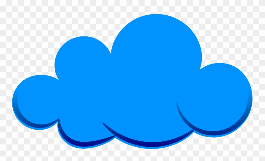 Clip Art Freeuse Download Blue Download Fluffy Free - Clip Art Blue Clouds - Png Download