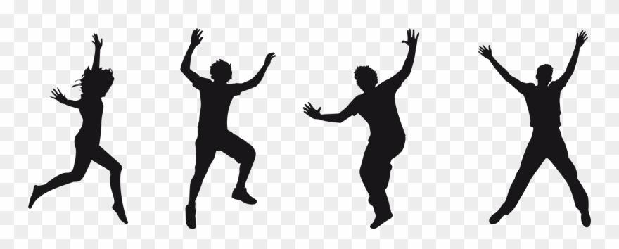 Silhouette Computer Icons Download Person - Silhouette Jumping For Joy Clipart - Png Download