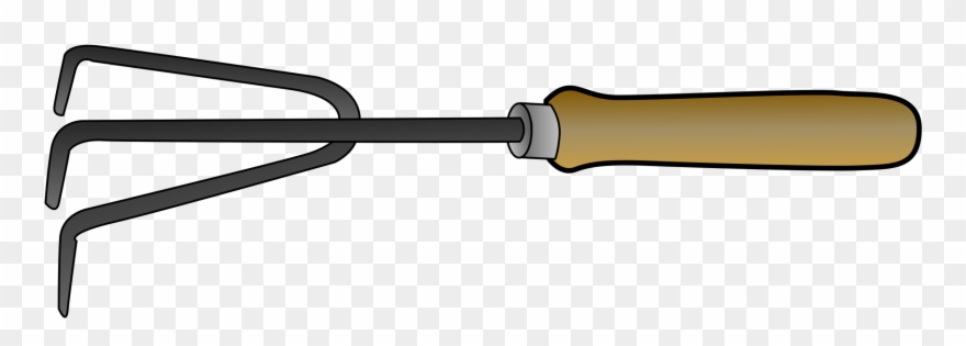 Tool Garden Fork Gardening Forks - Garden Fork Clipart - Png Download