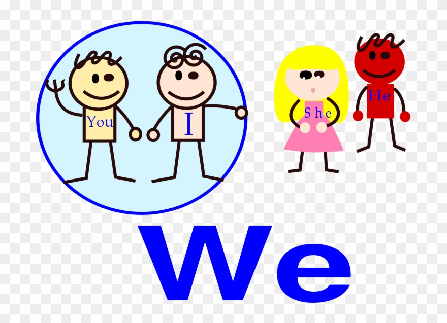 We Pronoun Clipart - Png Download