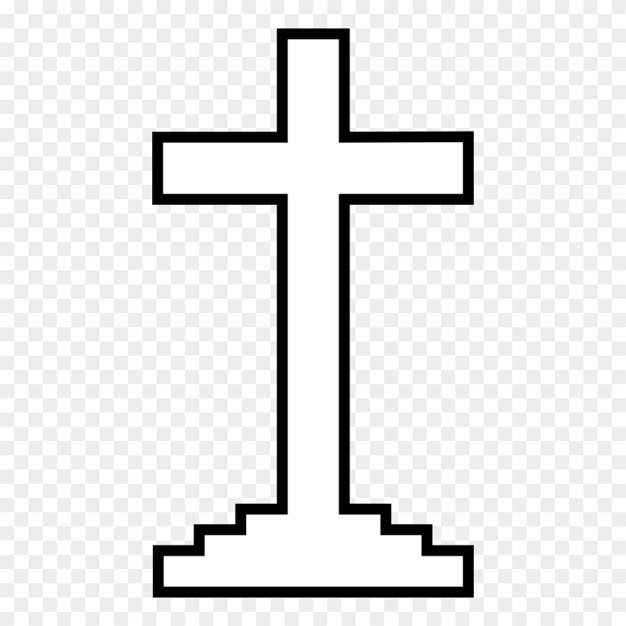 Chrismons And Chrismon Patterns To Download Christmas - Christian Cross With Steps Clipart