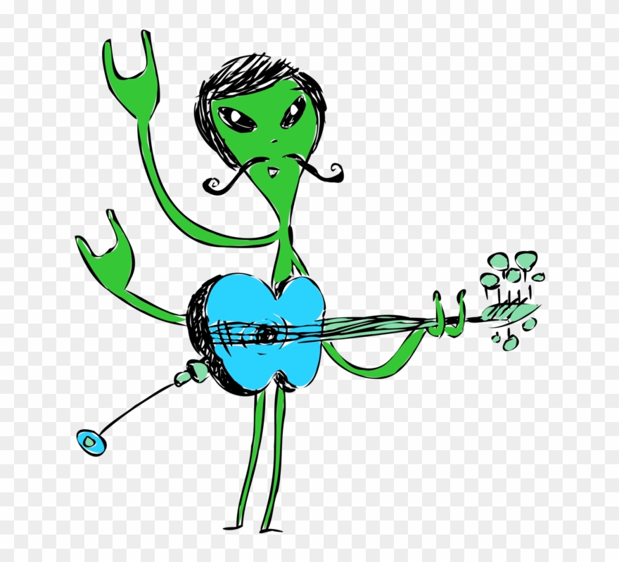 Line Art Cartoon Leaf Stock Eating - Set 5 Aliens 2.25" Large Buttons Pins Scary Emo Girly Clipart