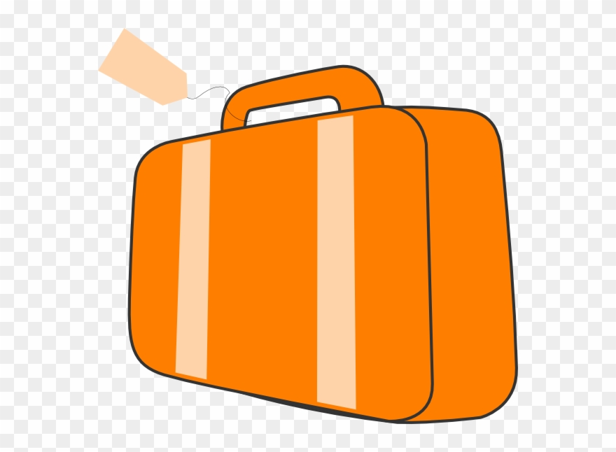 Download Orange Suitcase Clipart Suitcase Baggage Clip - Cartoon Suitcase Clip Art - Png Download