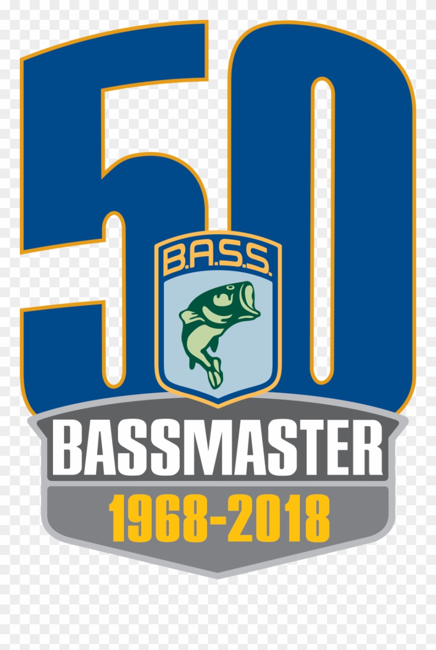 50th Anniversary Of B - Bass Anglers Sportsman Society Clipart
