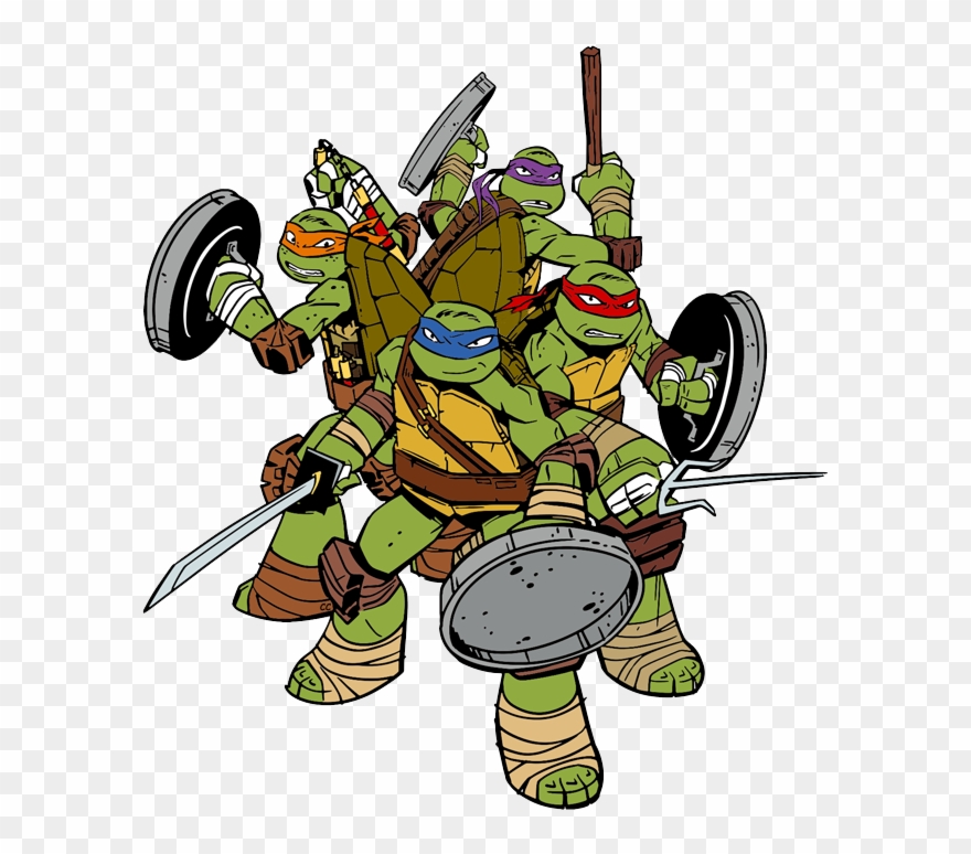 Download Free Printable Clipart And Coloring Pages - Teenage Mutant Ninja Turtle Clipart Png Transparent Png