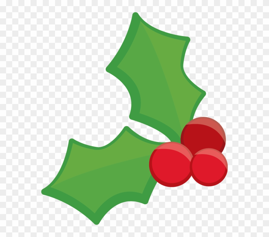 Christmas Holly Clip Art - Clip Art Transparent Holly - Png Download