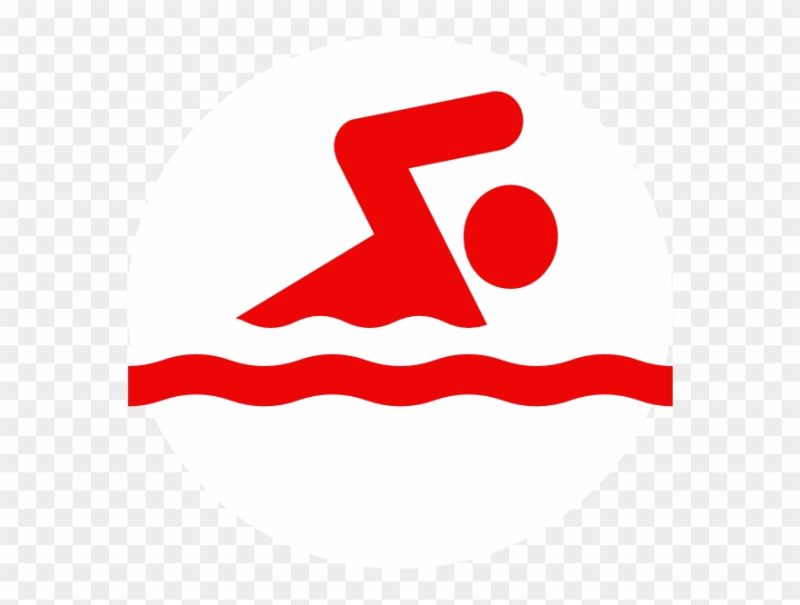 Swimming Icon Red Png Clipart