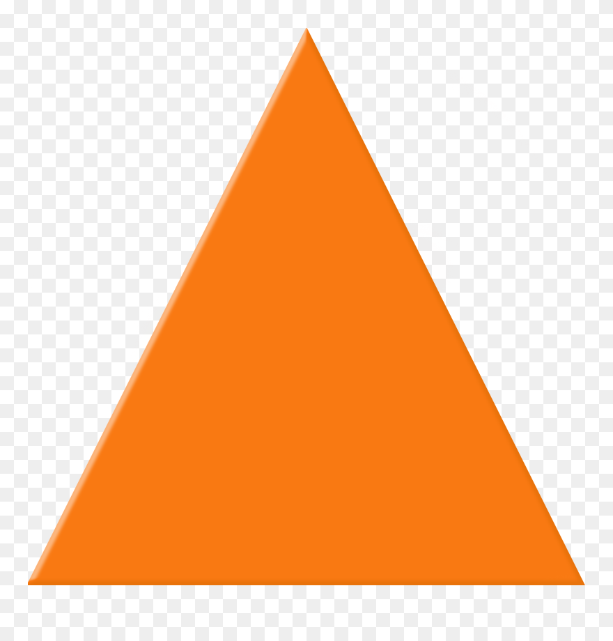 Orange Triangle Clip Art