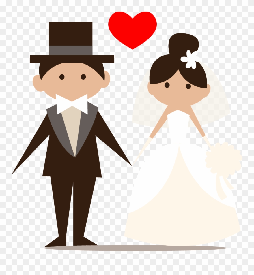 Bespoke Castles Boing Fun - Wedding Couple Icon Clipart