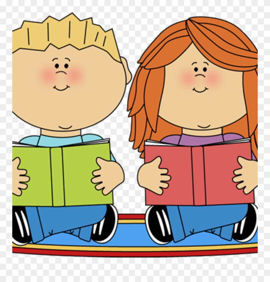Audio Books Kids Clipart Book Reading Clip Art - Teacher Office Clip Art - Png Download