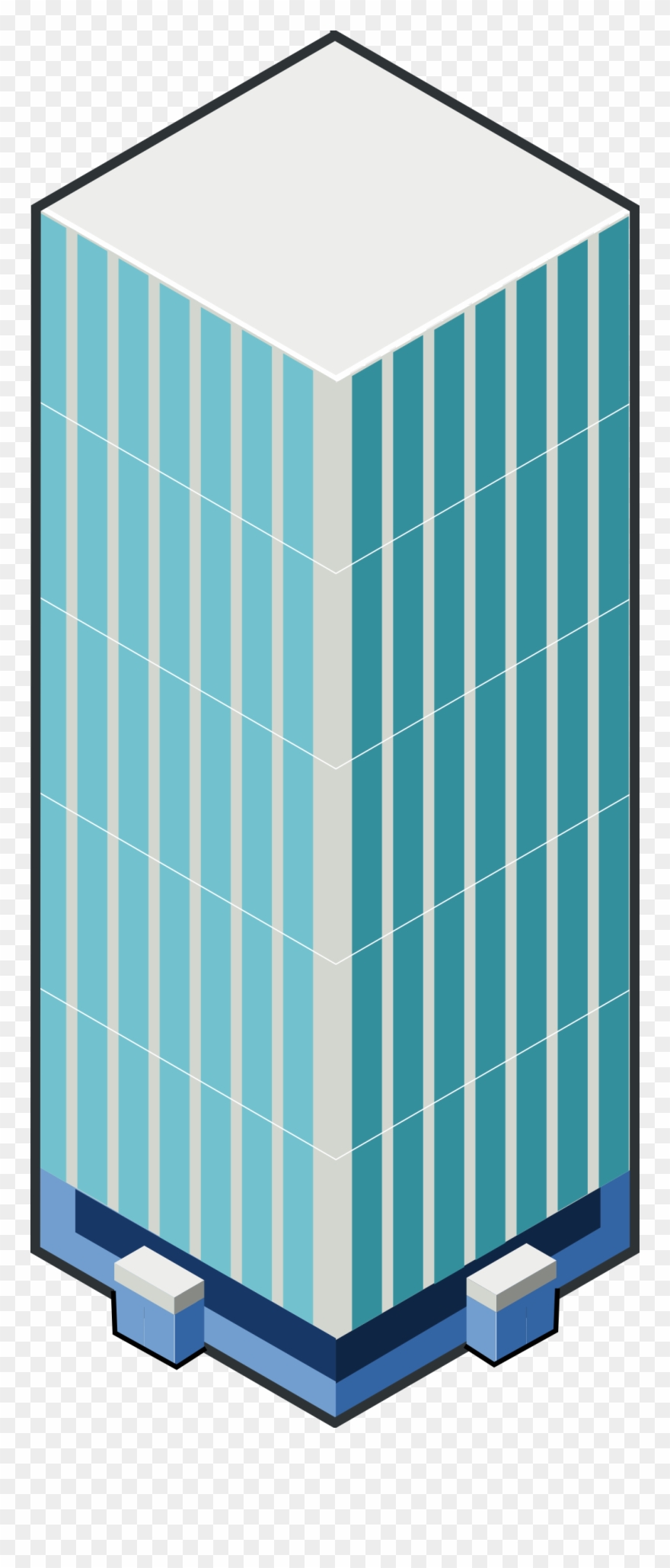 Free To Use Public Domain Structures Clip Art - Tall Building Clipart - Png Download