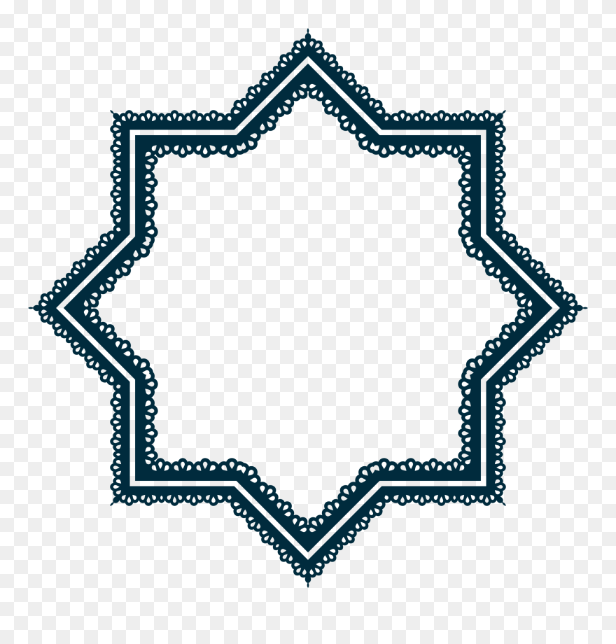Islamic Geometric Patterns Star Polygons In Art And - Islamic Star Pattern Clipart
