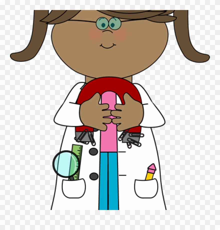 Kids Science Clipart Science Clip Art Science Images - Scientist Boy And Girl Cartoon - Png Download