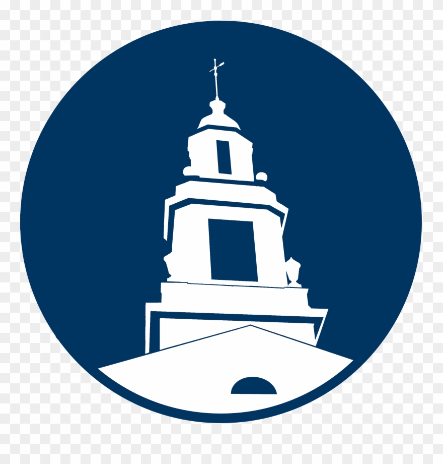 Steeple Clipart Baptist Church - Black Circle - Png Download