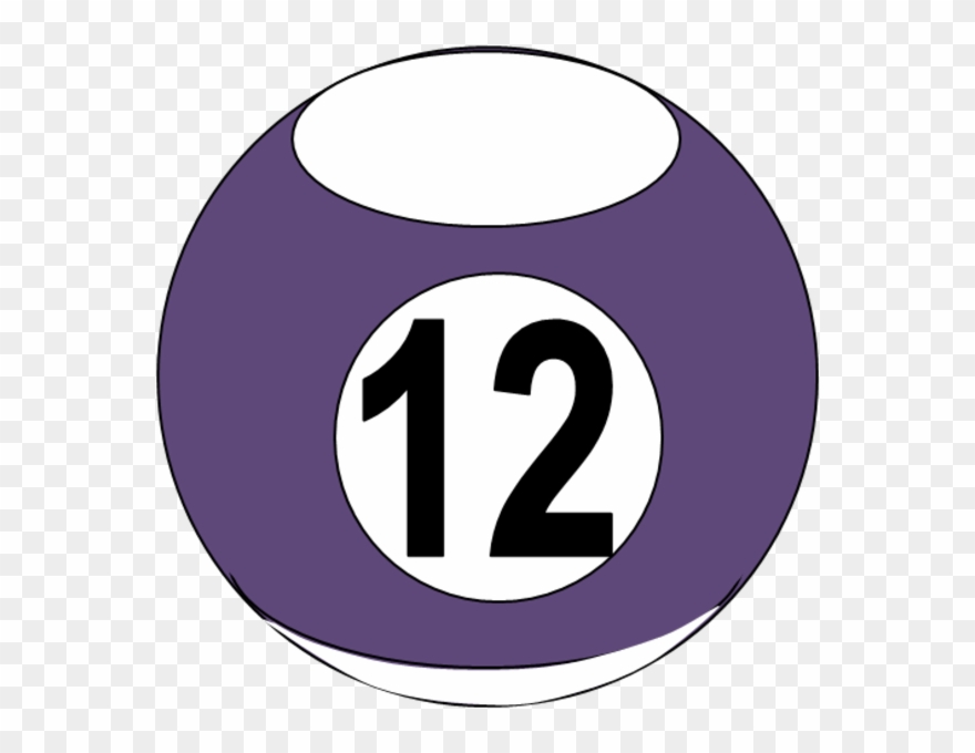 Jpg Black And White Library Billiard Free Images At - Billiard Ball 12 Clipart