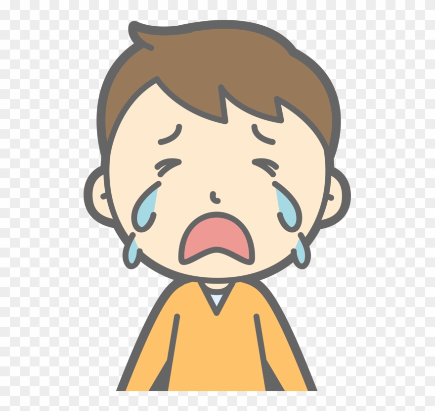 The Crying Boy Drawing Computer Icons Art - Clipart Crying - Png Download