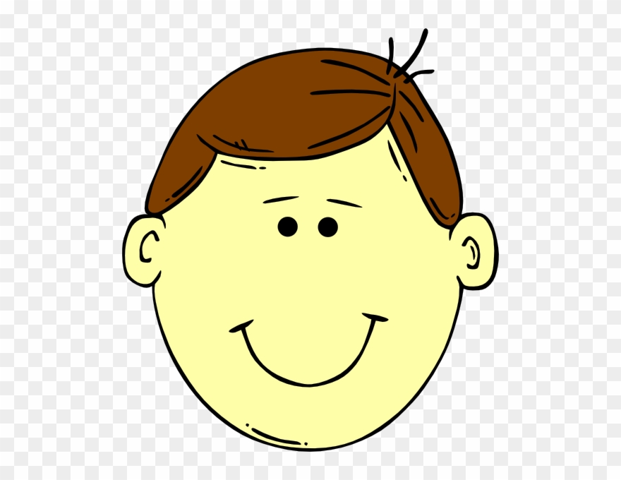 Boy Face Cartoon Drawing Clipart